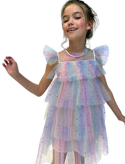 Lola + The Boys Dress Shimmering Fairy Tulle Dress