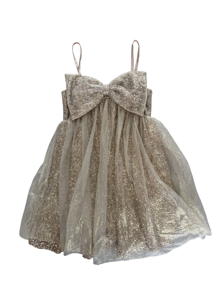 Lola + The Boys Dress 2 / Gold Signature Bow Dress