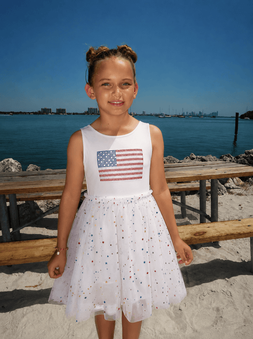 Lola + The Boys Dress 2 Star Spangled Sparkle Dress