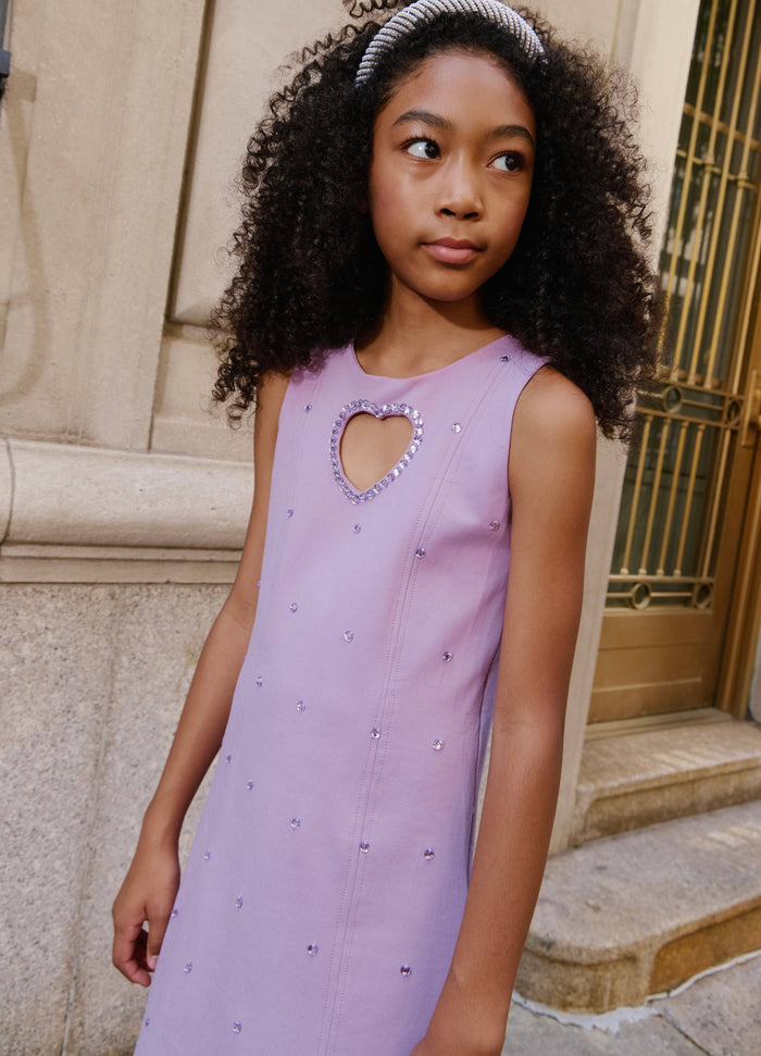 Lola + The Boys Dress 2 Sweetheart Crystal Heart Dress