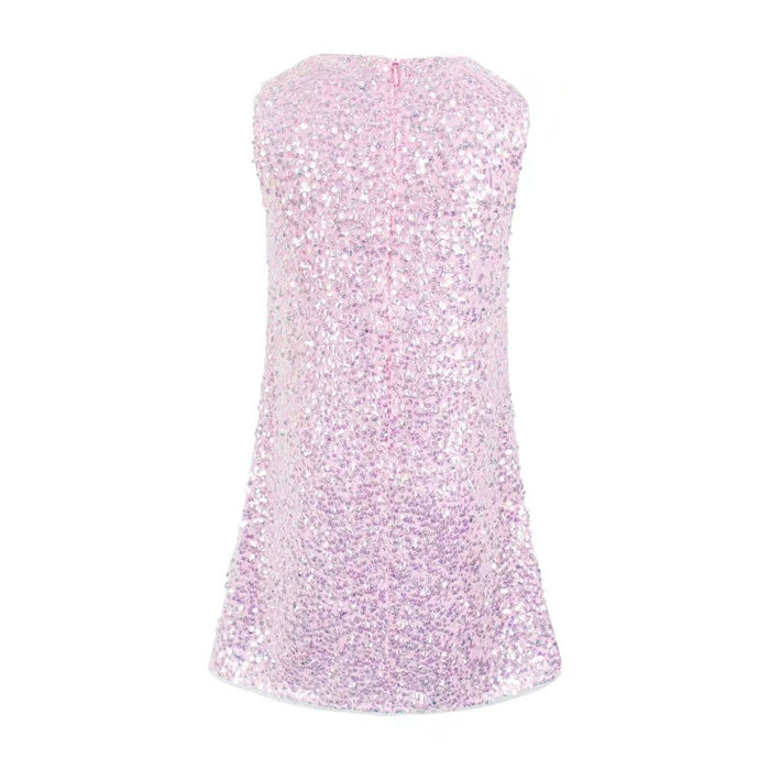 Lola + The Boys Dress Unicorn Magic Shimmer Icon Dress