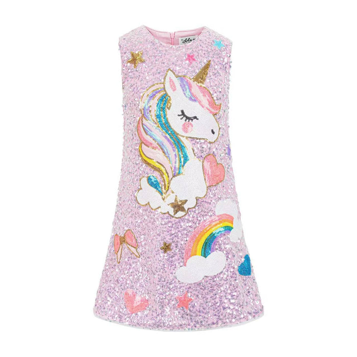 Lola + The Boys Dress 2 Unicorn Magic Shimmer Icon Dress