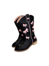 Lola + The Boys Footwear Bow Pink Cowgirl Boots