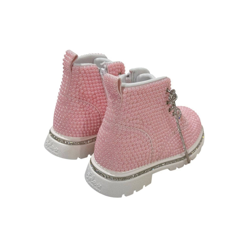 ポポ Bubble Gum Shimmer Boots