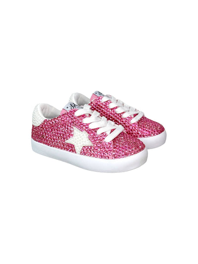 Lola + The Boys Footwear Diamonds and Pearls Sparkle Sneakers