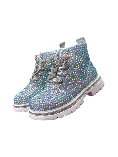 Lola + The Boys Footwear Hologram Sparkle Boots