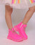 Hot Pink Crystal Boots