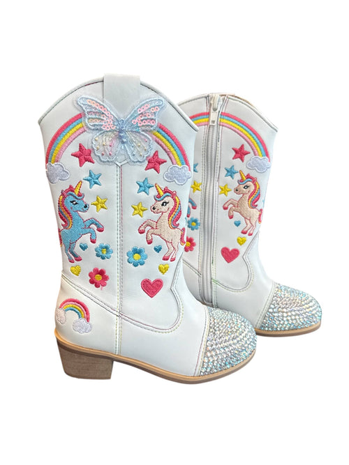 shoes Footwear 6C (22) Magic Unicorn Cowgirl Boots