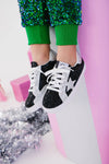 Lola + The Boys Footwear Panda Crystal Star Sneaker