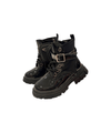 Lola + The Boys Footwear Patent Leather Combat Boots
