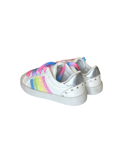 Lola + The Boys Footwear Rainbow Striped Sneakers