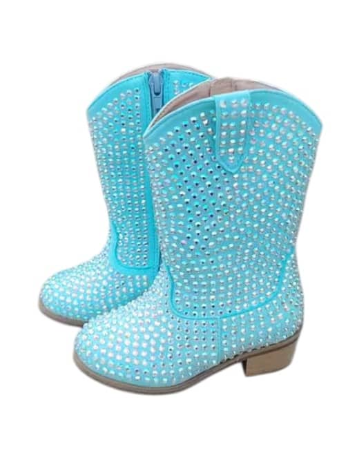 shoes Footwear Sky Crystal Cowgirl Boots