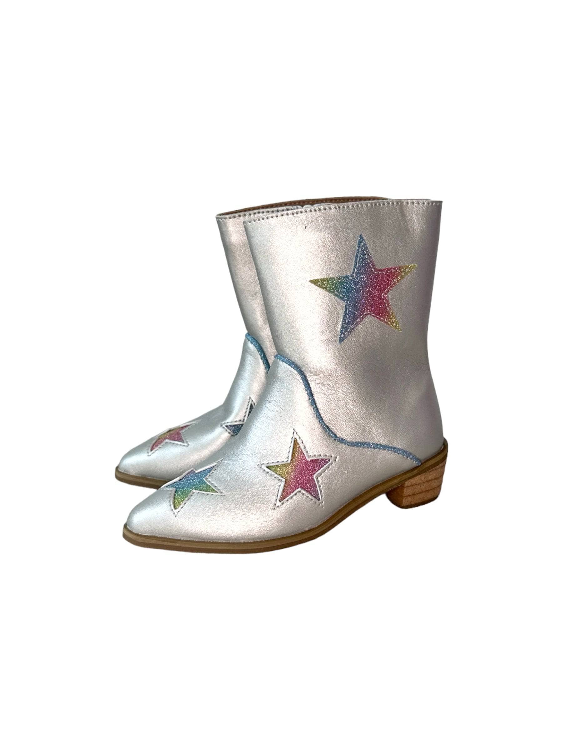 Shiny hotsell cowgirl boots