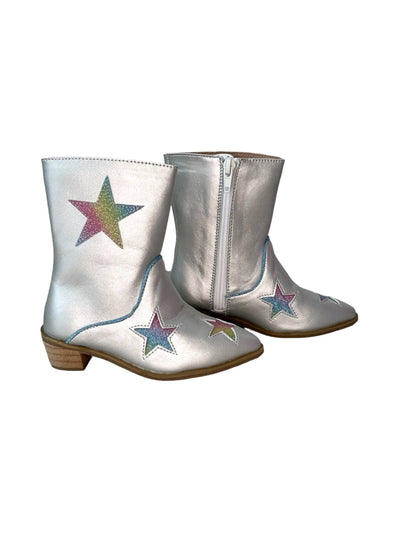 Lola + The Boys Footwear Sparkle Queen Glitter Cowgirl Boots