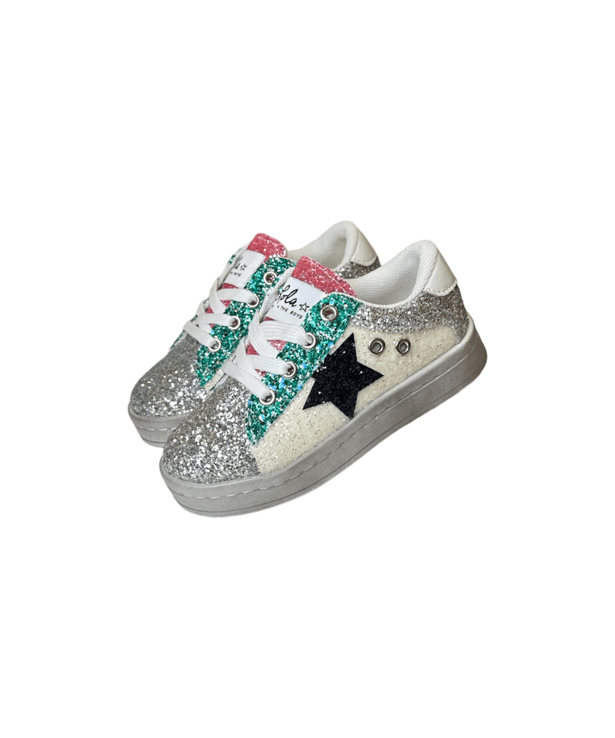 Star Girl Glitter Sneakers | Lola and The Boys