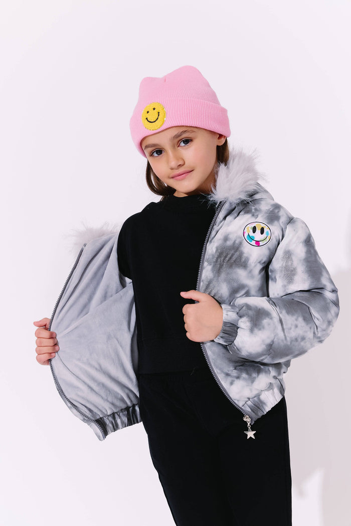 Lola + The Boys Galaxy Emoji Puffer