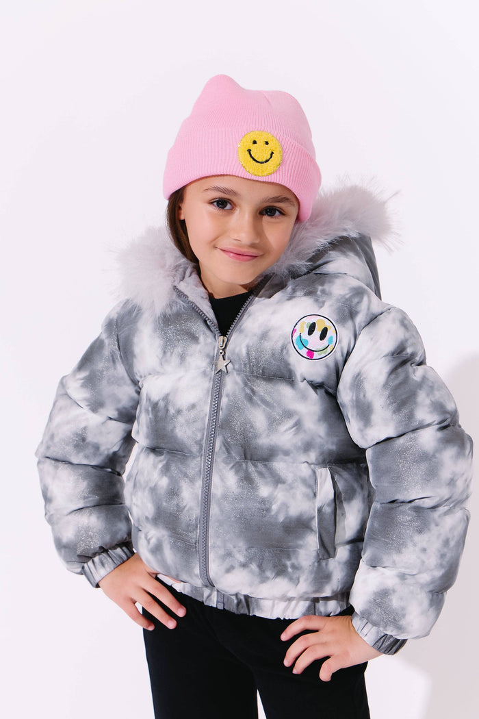 Lola + The Boys Galaxy Emoji Puffer