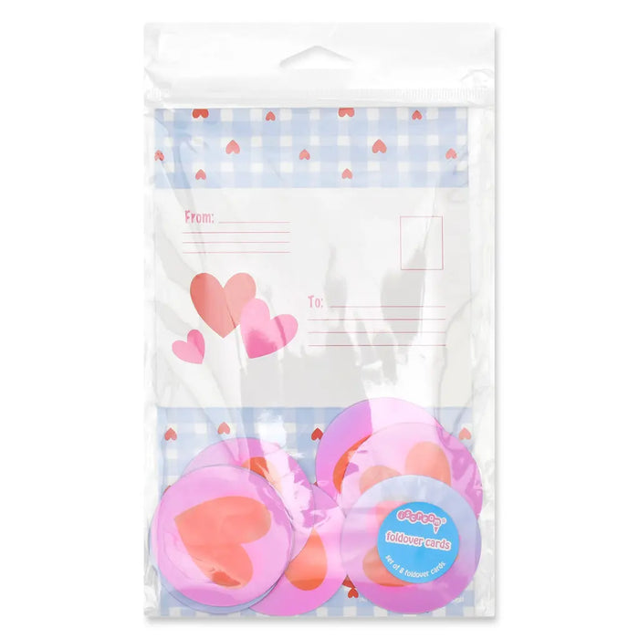Lola + The Boys Gingham Hearts Foldover Cards