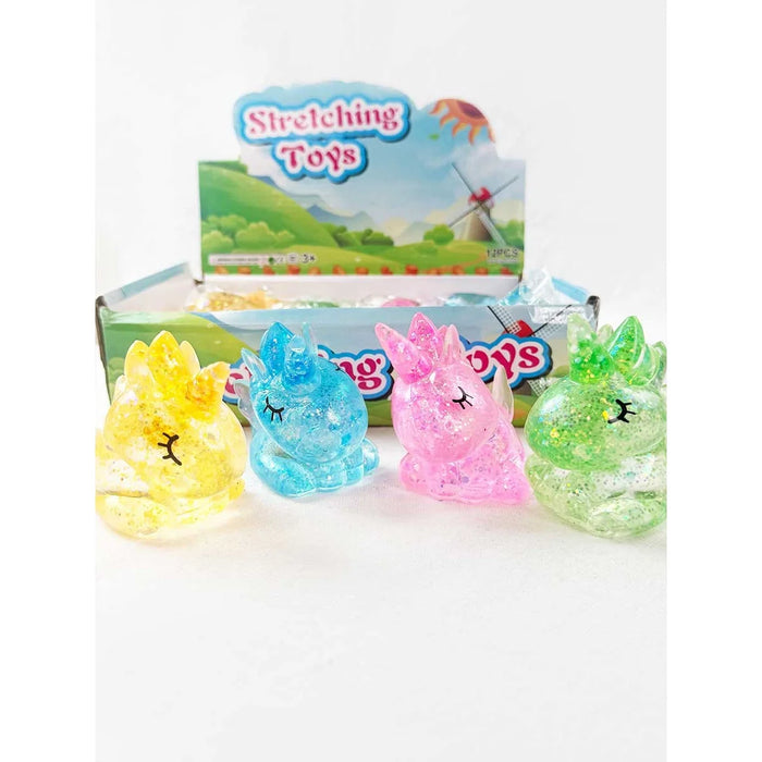 Lola + The Boys Glitter Unicorn Squishy Toy