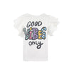 Lola + The Boys Good Vibes Only Ruffle T-Shirt