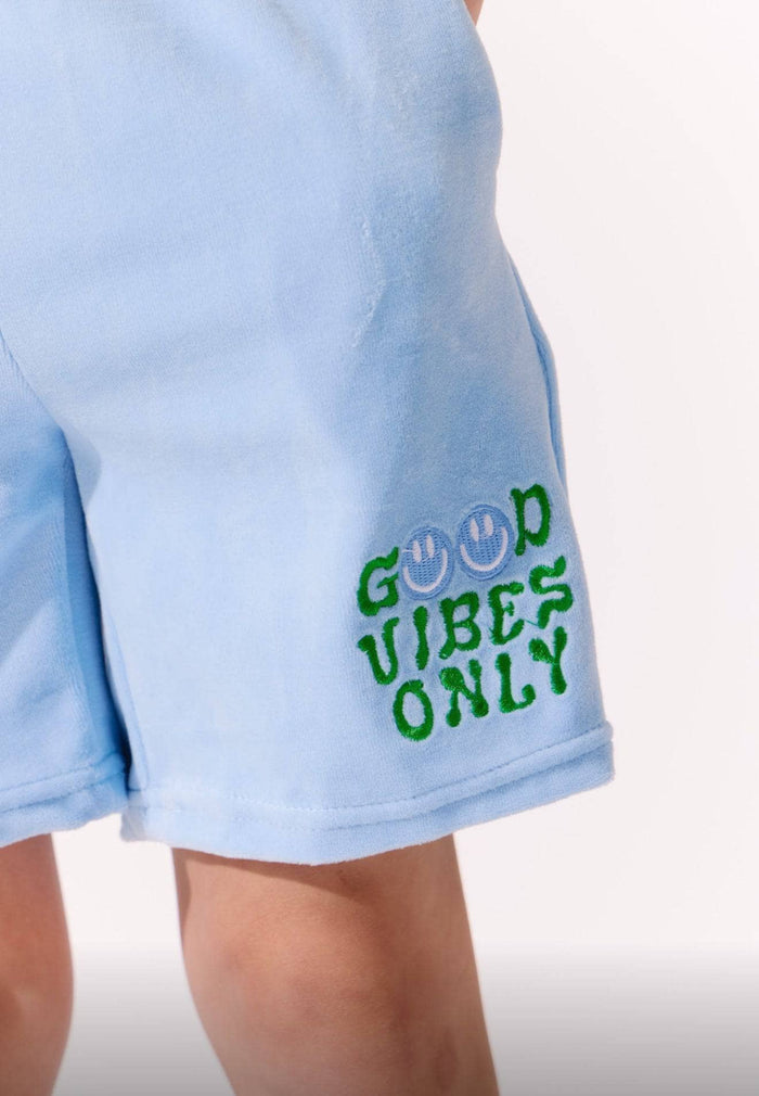 lola-new-arrival Good Vibes Only Velour Short Set