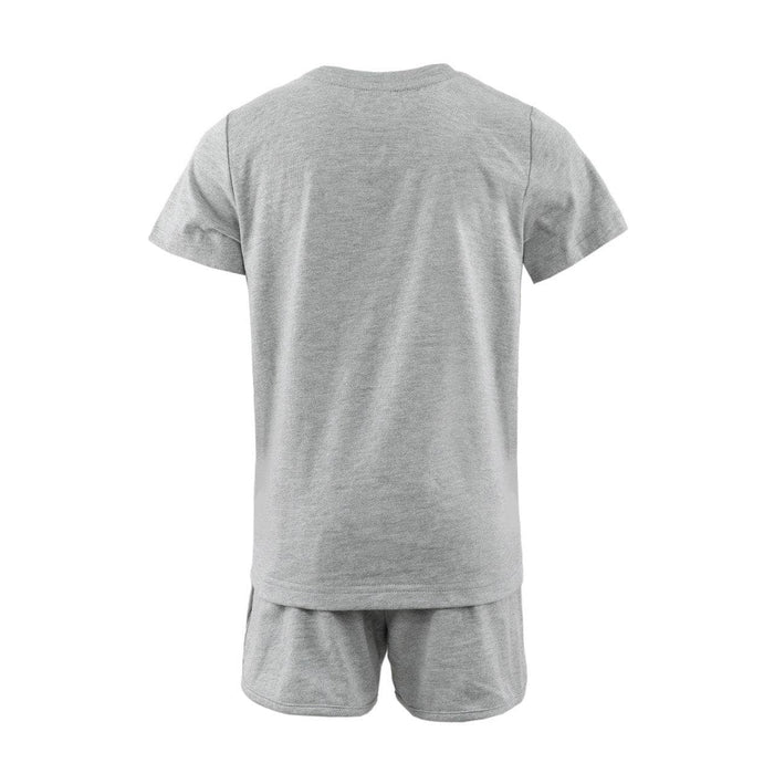 Lola + The Boys Grey Rainbow Sequin Short Set