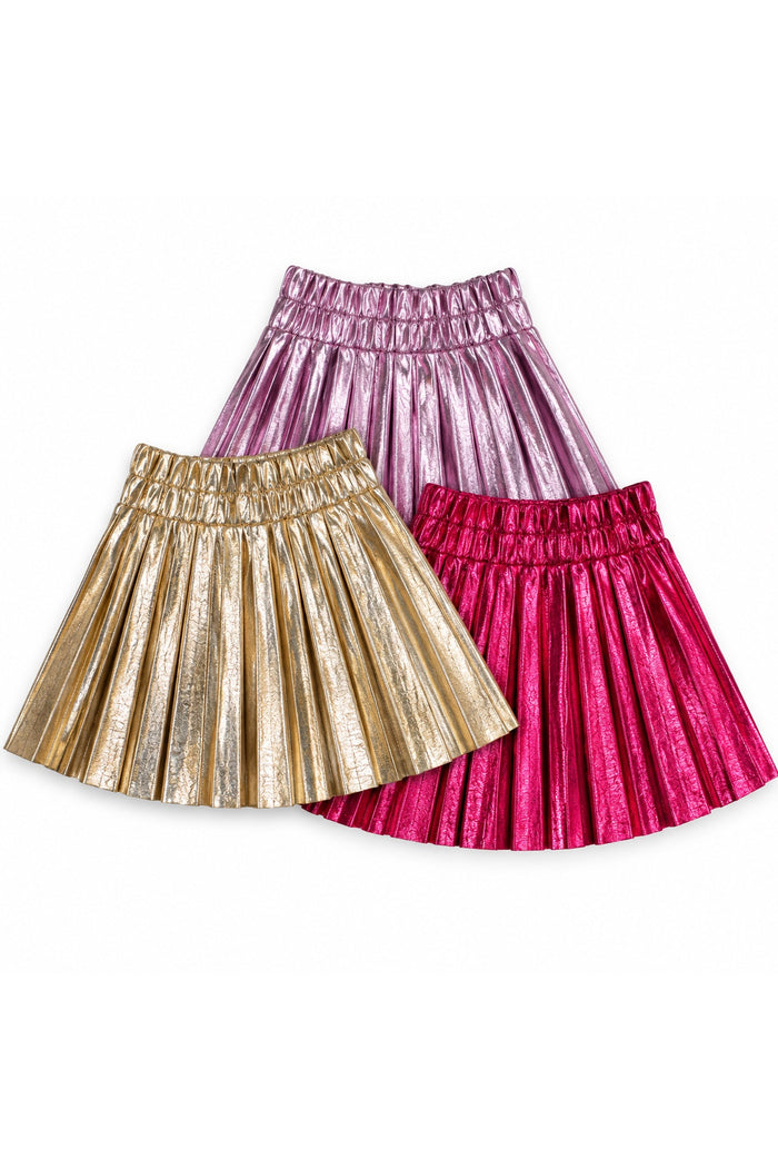 Gold, Pastel Pink, Hot Pink