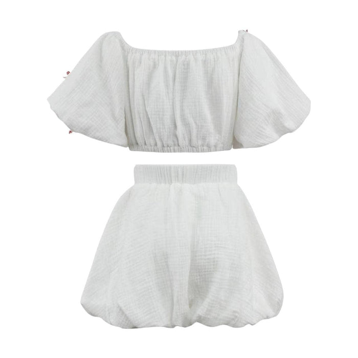 Lola + The Boys Hailey Red Bow Bubble Set