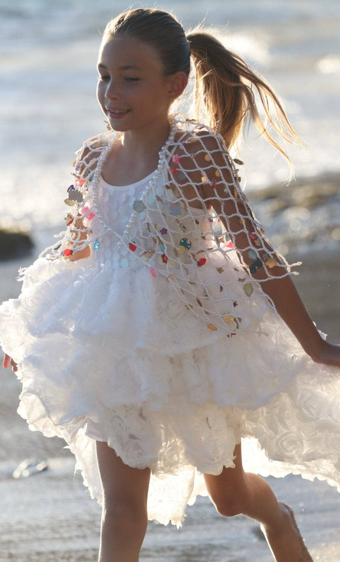 lola-new-arrival Hand Beaded Charm Cover Up