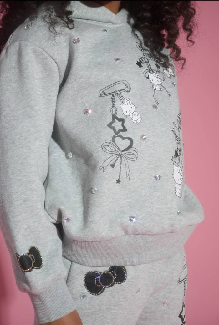 Lola + The Boys Hello Kitty Cozy Charm Hoodie Set