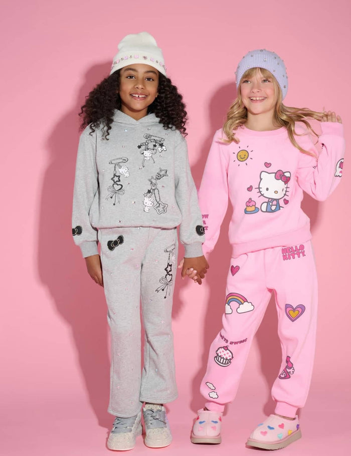 Lola + The Boys Hello Kitty Cozy Charm Hoodie Set