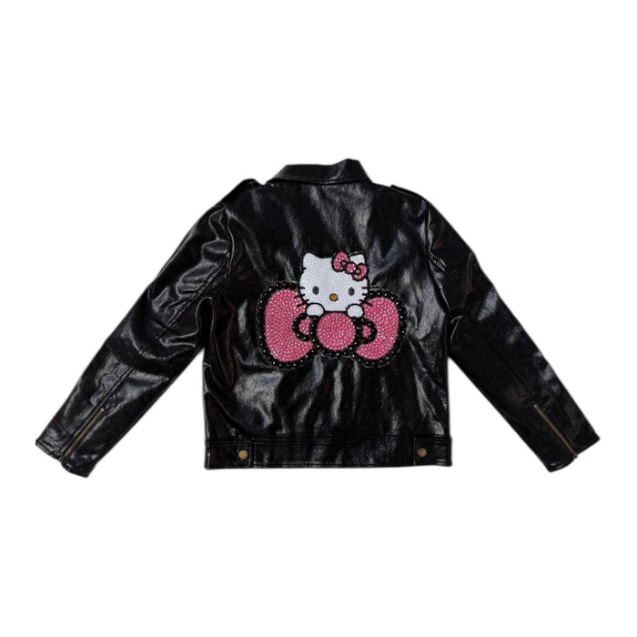 Lola + The Boys Hello Kitty Leather Jacket