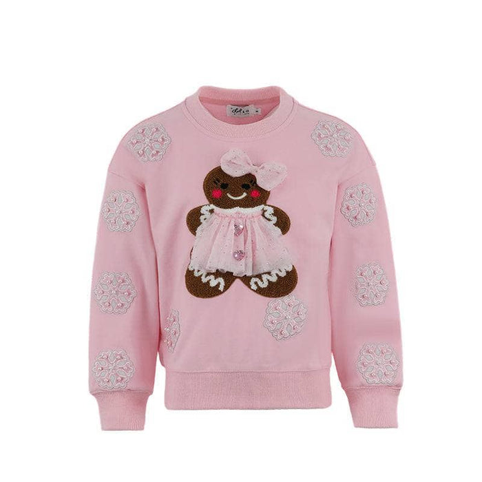 Lola + The Boys 2 Holiday Gingerbread Sweatshirt