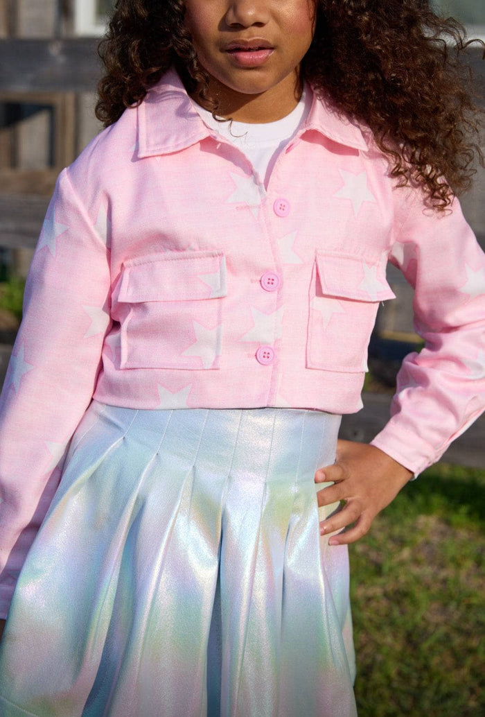 lola-new-arrival Hologram Shimmer Skirt