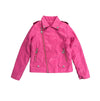 Lola + The Boys 10 Hot Pink Leather Jacket
