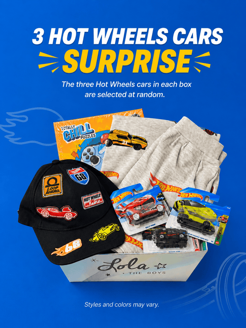 Lola + The Boys 2 Hot Wheels Surprise Basket