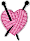 Pink Heart Crochet