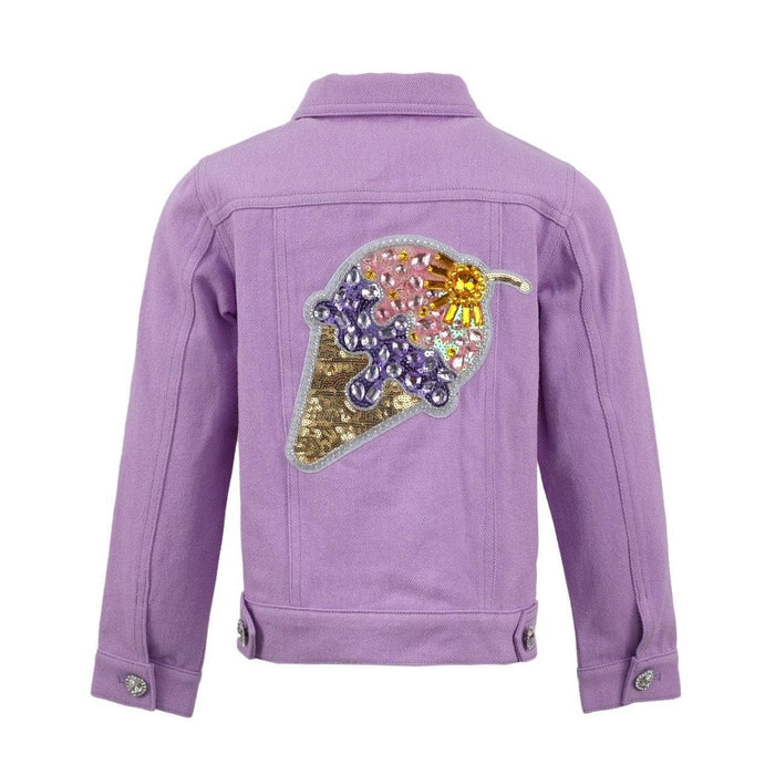 Lola + The Boys Ice Cream Gems Denim Jacket