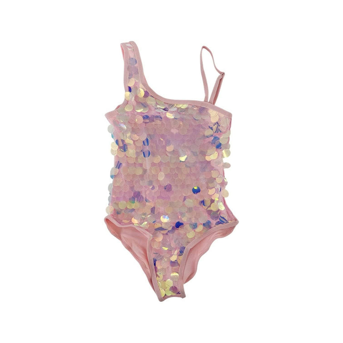 Lola + The Boys Irregular Paillette Mermaid Swimsuit