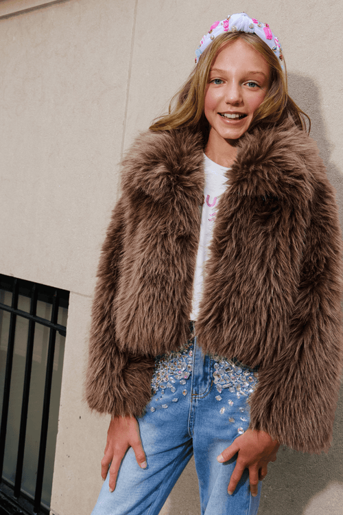Lola + The Boys Jacket 6 Cozy Coco Faux Fur Jacket