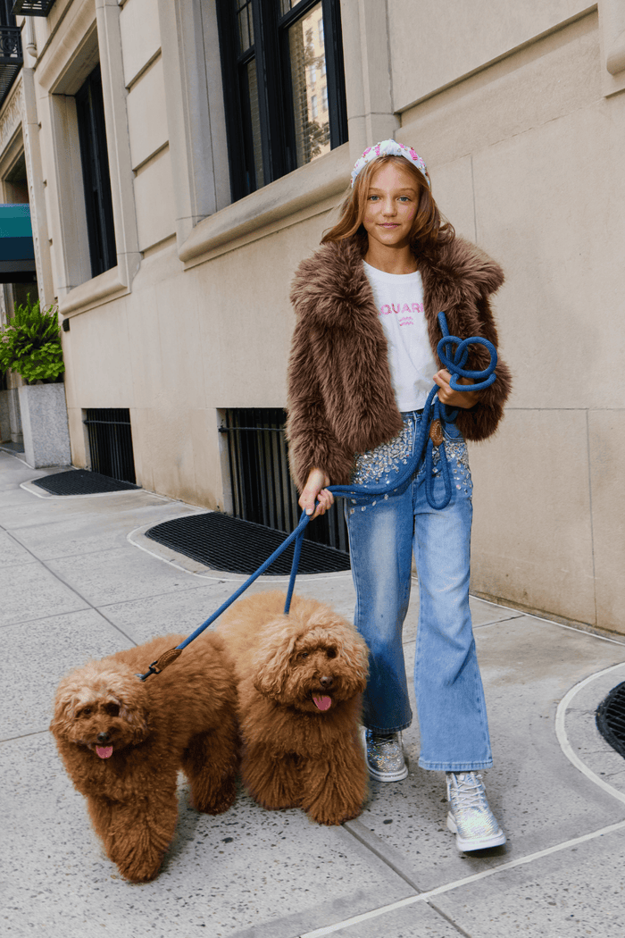 Lola + The Boys Jacket Cozy Coco Faux Fur Jacket