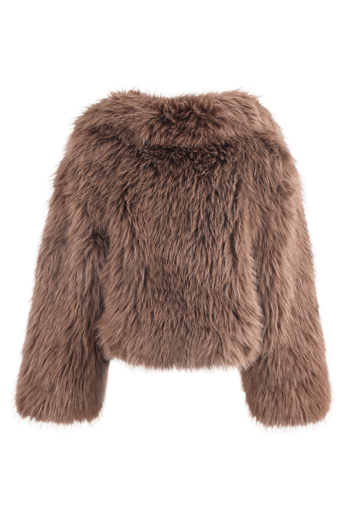 Lola + The Boys Jacket Cozy Coco Faux Fur Jacket - Teen/Women
