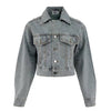 exclude-sale Jacket Crystal Bow Denim Jacket