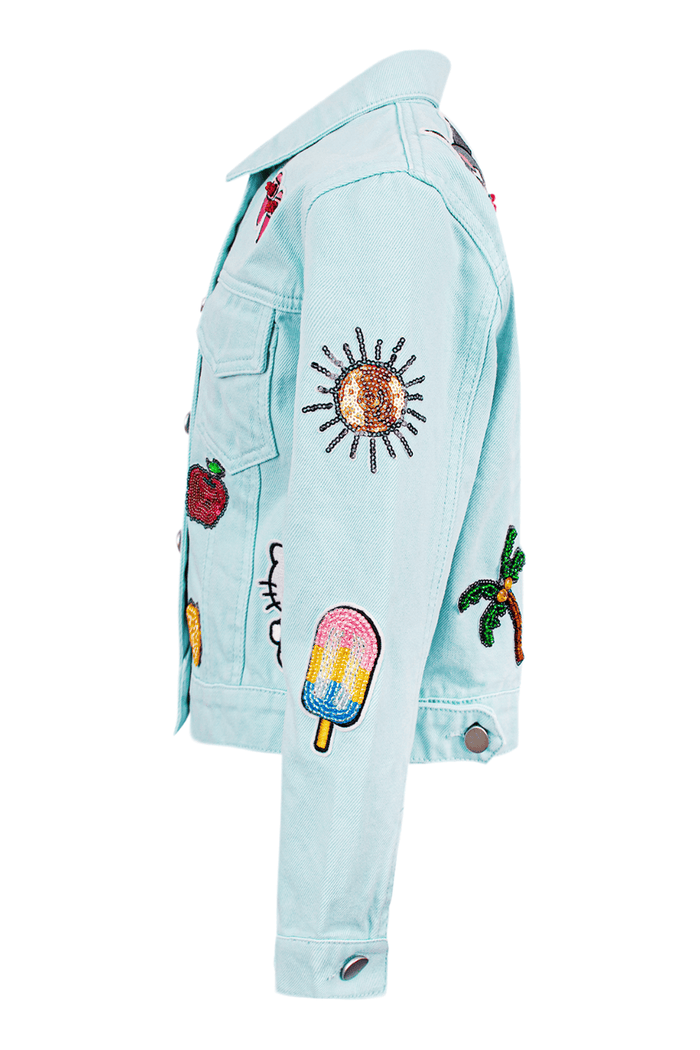 lola-hellokitty Jacket Hello Kitty® And Friends Happy Patch Denim Jacket