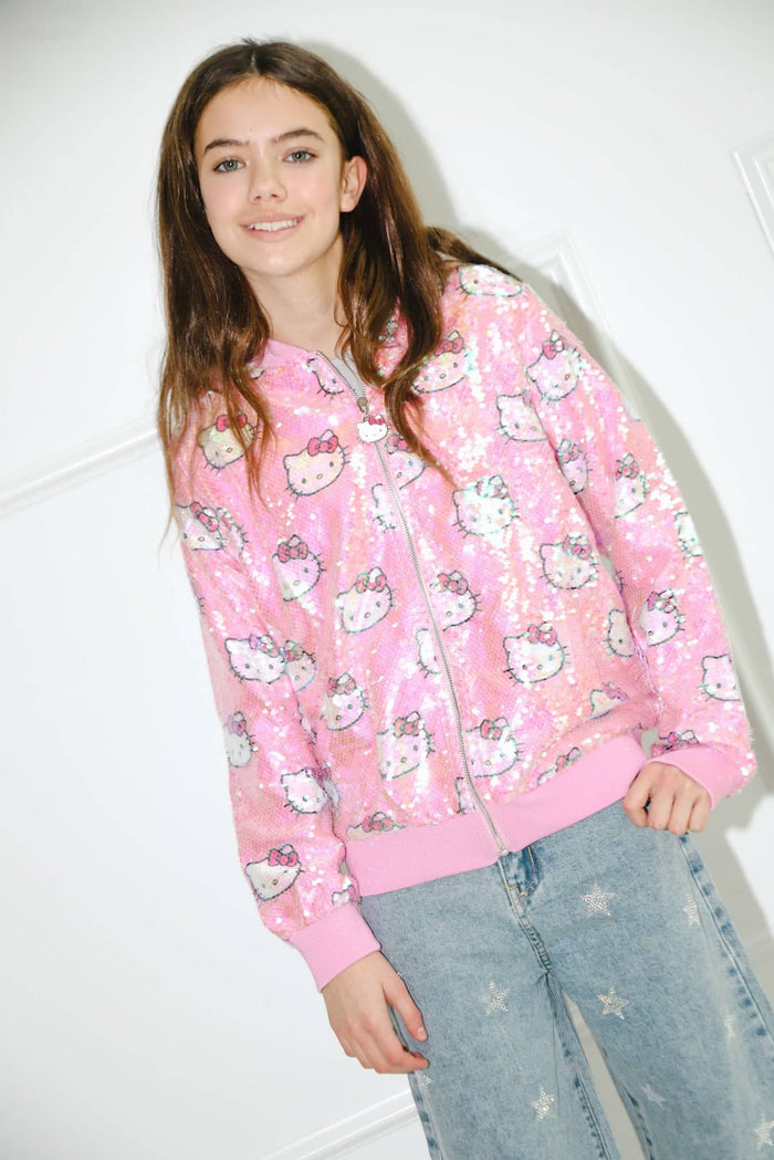 lola-hellokitty Jacket XS Hello Kitty® Sequin Bomber – Teen/Women