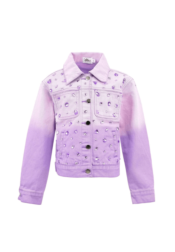 Lola + The Boys Jacket Lavender Haze Gem Denim Jacket