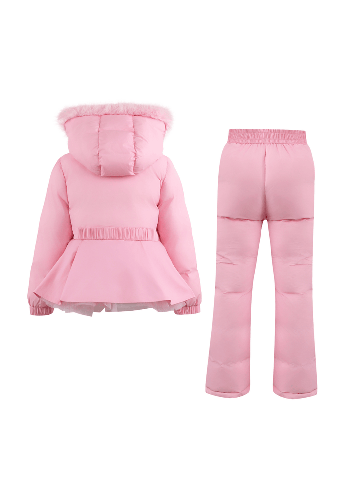 Lola + The Boys Jacket Pink Princess Snow Set