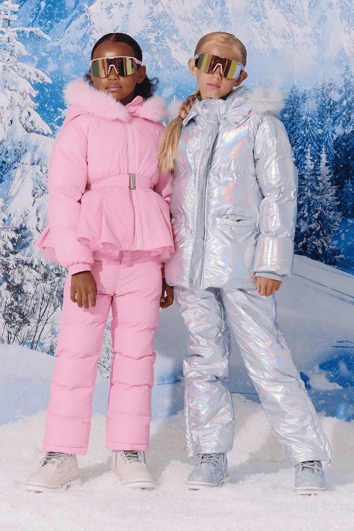 Lola + The Boys Jacket Pink Princess Snow Set