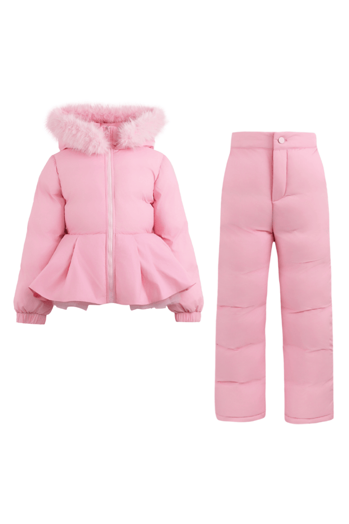 Lola + The Boys Jacket Pink Princess Snow Set