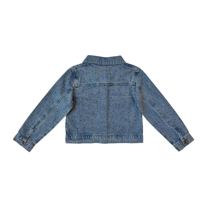 Lola + The Boys Jacket Rainbow Sparkle Denim Jacket